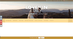 Desktop Screenshot of lovemeinitaly.com